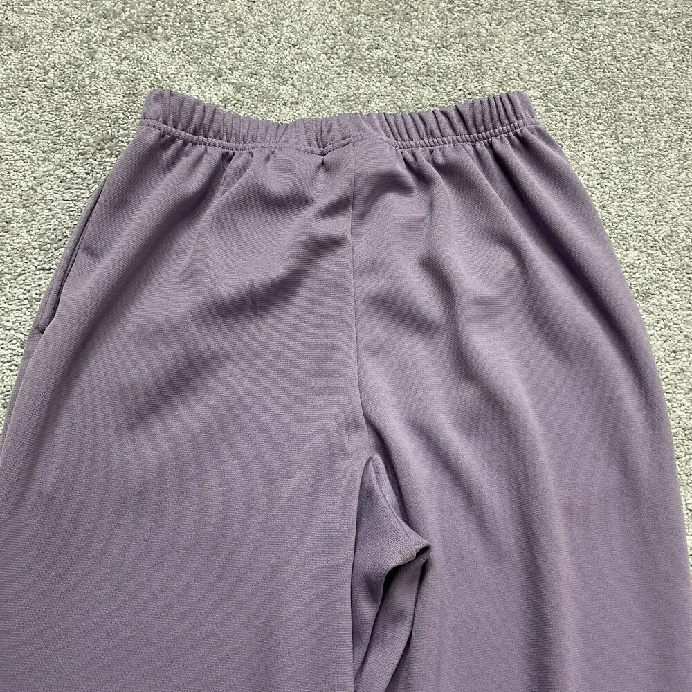 Blair Sweatpants Womens 10 Light Purple 24x29 Straight Leg Soft Elastic Vintage